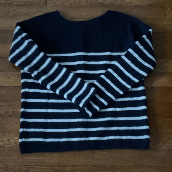 Sezane Navy and Cream Striped Gaspard - Picture 4 of 6